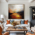 Sunset Inspired Landscape Oil Painting