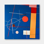 Wall Art Abstract Bauhaus Geometric