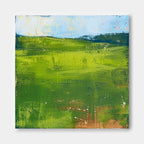 Wall Art Abstract Fresh Fresh Lake Impasto