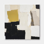 Wall Art Abstract Brushstroke Painterly Raw