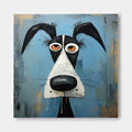 Surrealist Dog Painting Whimsical Pup Modern