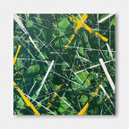 Wall Art Abstract Dynamic Brushstroke Contemporary