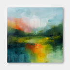 Wall Art Abstract Landscape Contemporary Soft