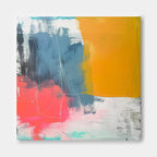 Wall Art Abstract Modern Vibrant Minimalist