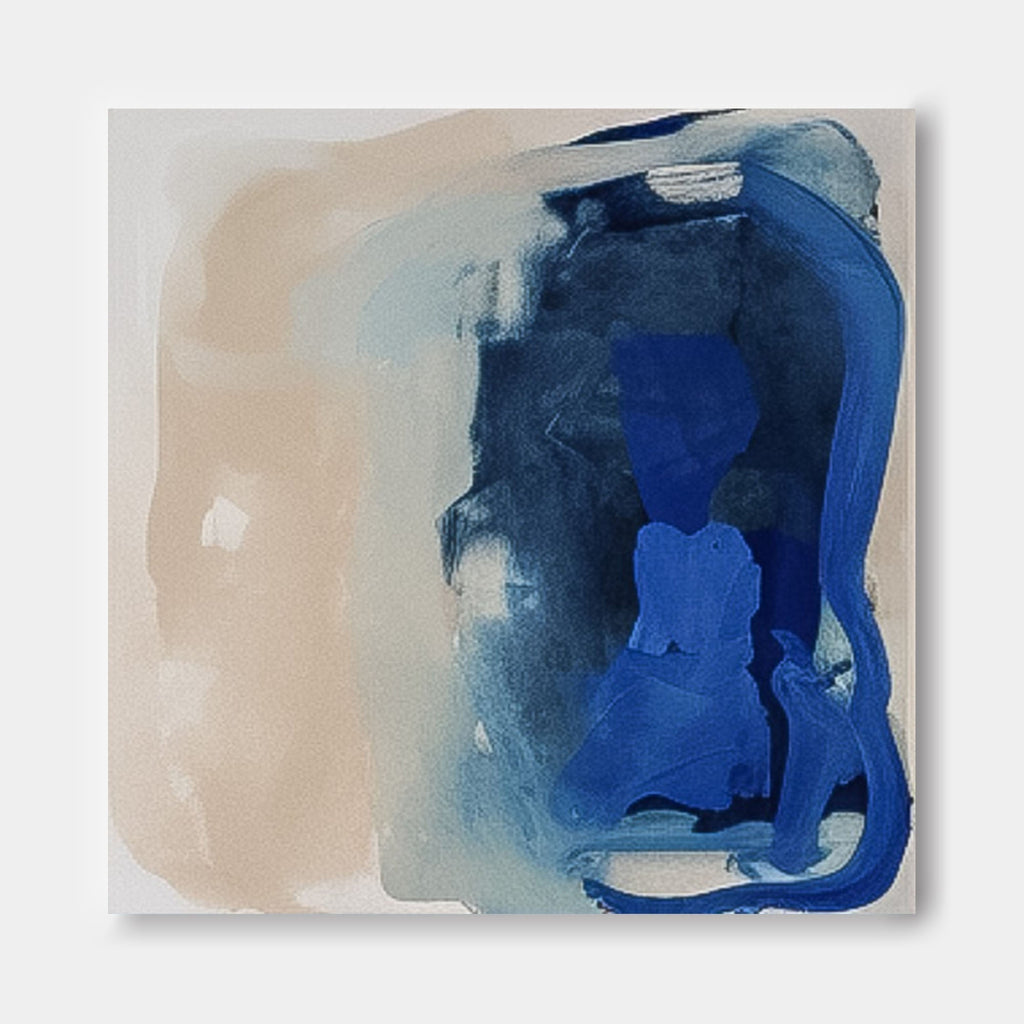 Wall Art Abstract Painterly Impasto Brushstroke Playful