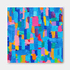 Wall Art Abstract Colorful Energetic Artistic