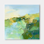 Wall Art Abstract Dynamic Brushstroke Elegant