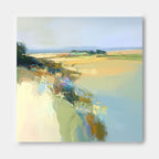 Wall Art Abstract Blocky Brushstroke Decor