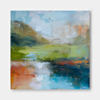 Wall Art Abstract Landscape Impressionist Impasto