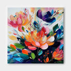 Peony Floral Bouquet Oil Painting