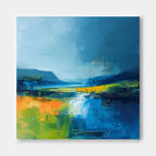 Wall Art Abstract Fresh Healing Summer Vibrant