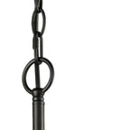 Silva Modern LED Chandelier Black Metal Bedroom Living Room