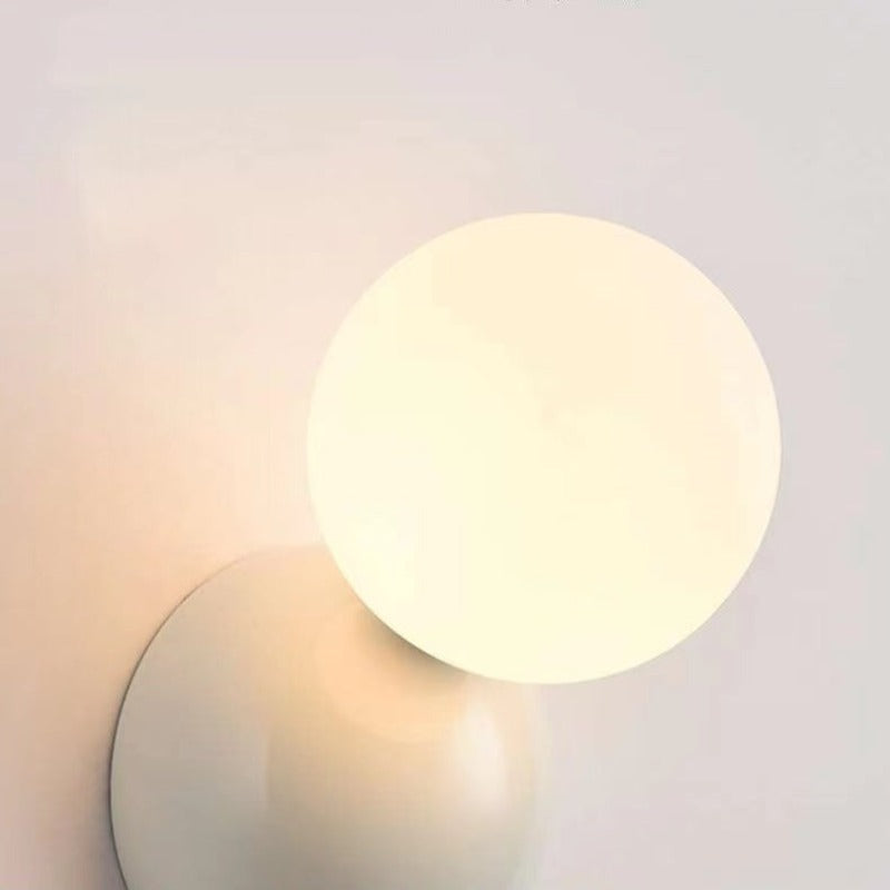 Valentina Modern LED Indoor Wall Lamp Black White Metal Living Room