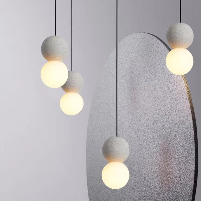 Avi Modern LED Pendant Light Black Metal Bedroom Living Room