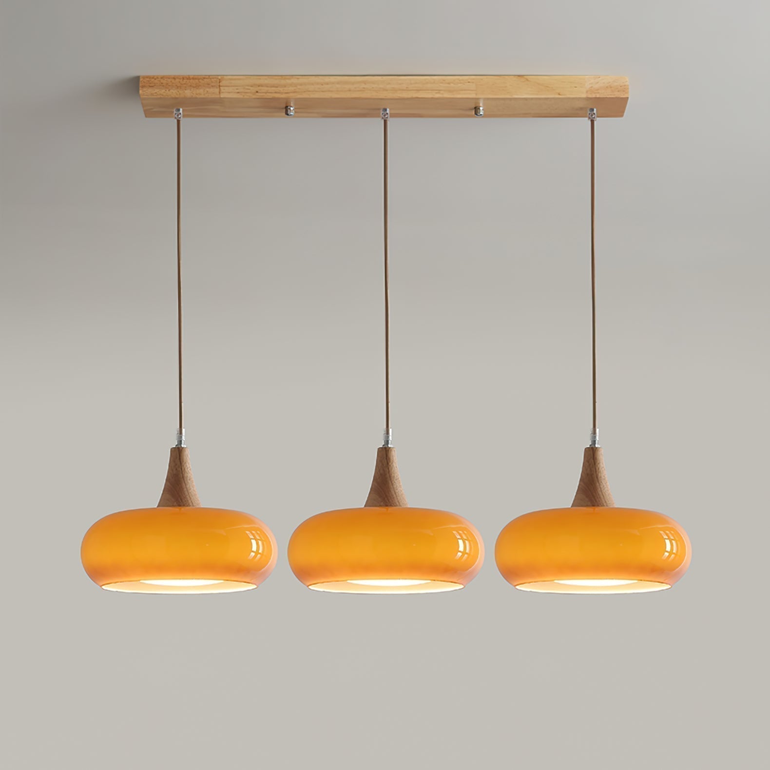 Charlotte Pendant Light Wood 1/2/3 Lights - 10