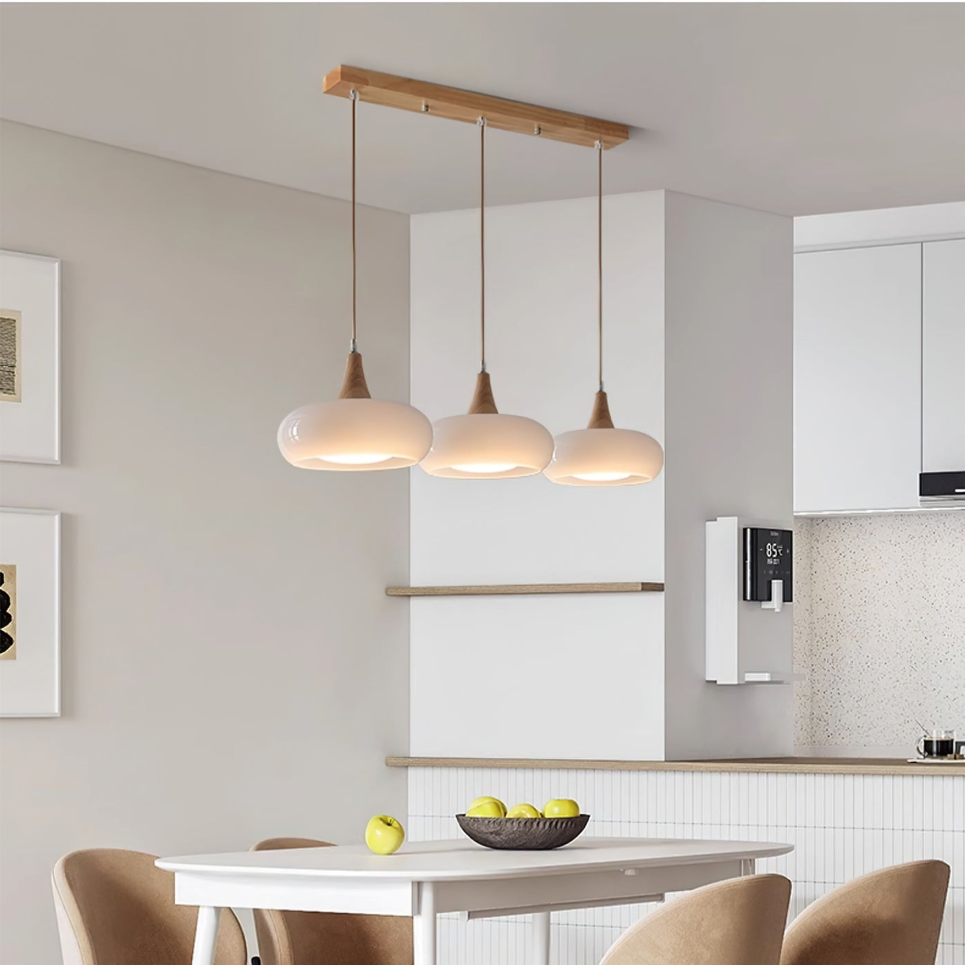 Charlotte Pendant Light Wood 1/2/3 Lights - 5