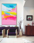 Wall Art Abstract Impressionist Playful