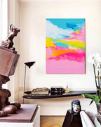 Wall Art Abstract Impressionist Playful