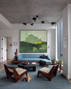 Wall Art Abstract Modern Neutral Elegant