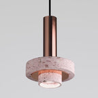 Arisha Modern LED Art Deco Colorful Pendant Light, Terrazzo