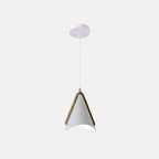 Valentina Modern Cone Pendant Light, Wood/Metal