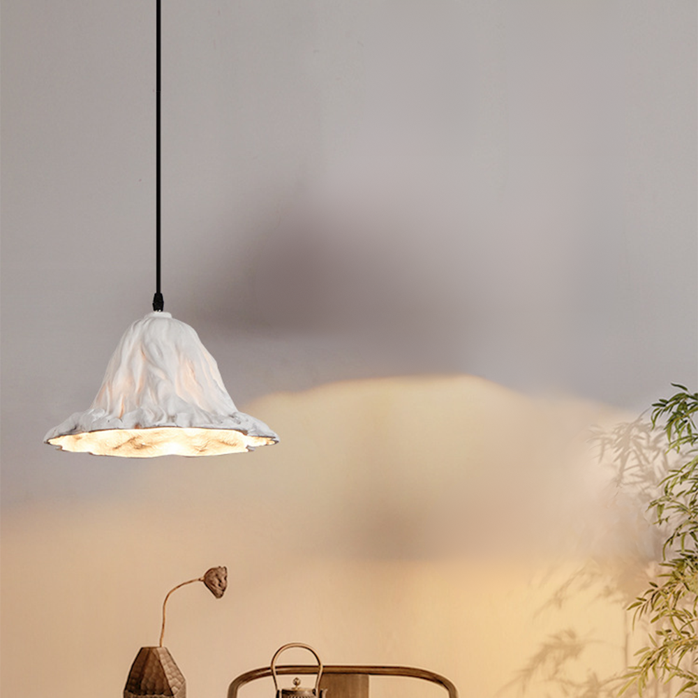 Ritta Art Lotus Leaf LED Pendant Light Resin Dining Room