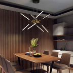 Arisha Pendant Light, Black/Gold, 6/8/10/12 Heads