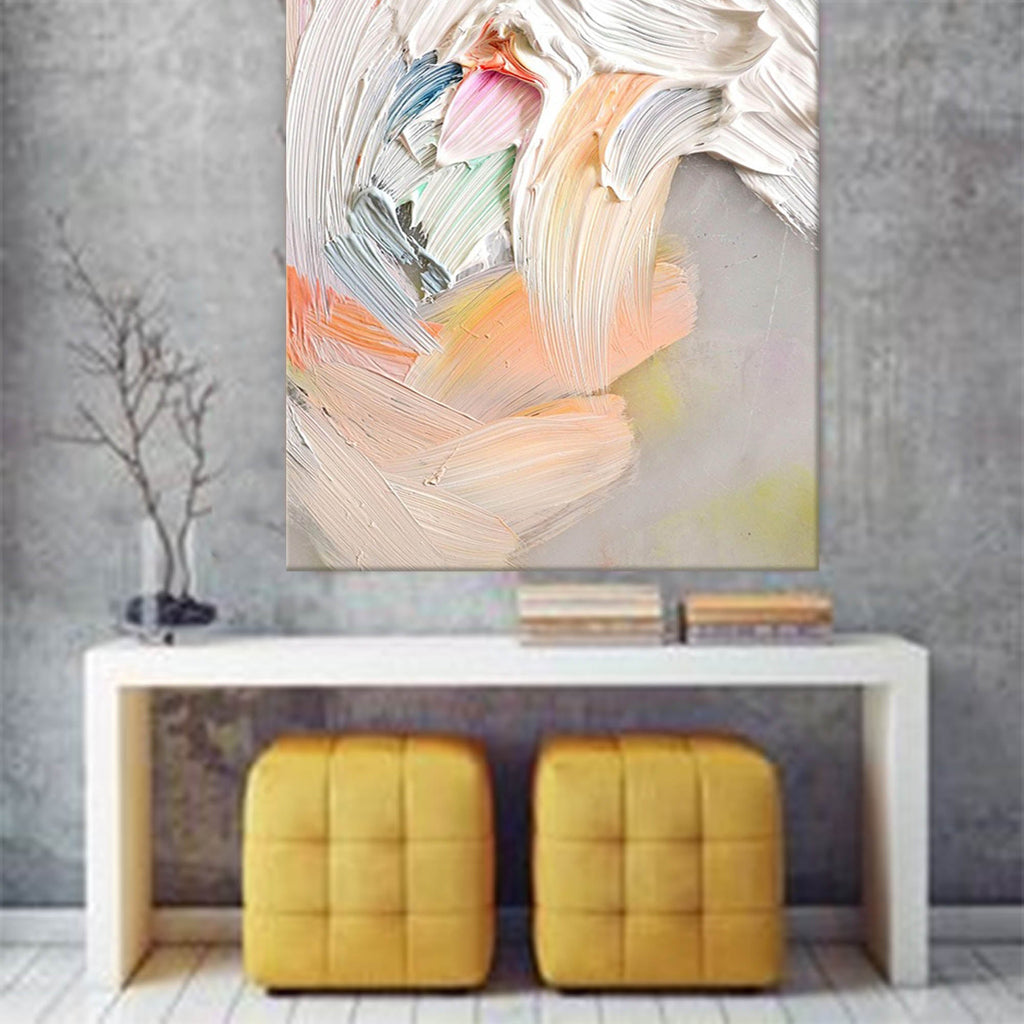 Thick Impasto Oil Painting Pastel 3D Texture