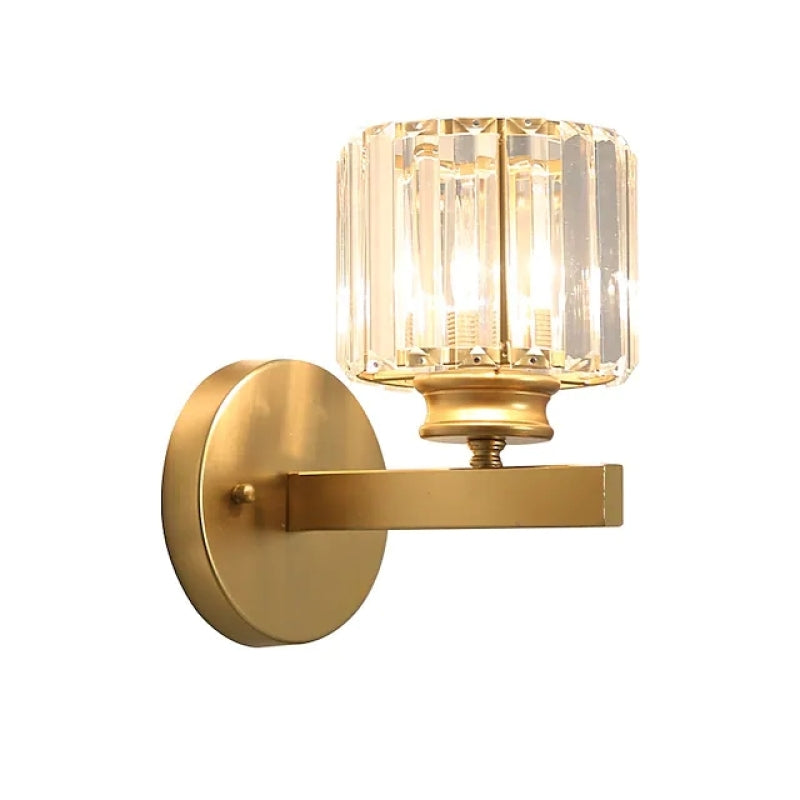 Arisha Modern LED Crystal Wall Lamp Square, Round
