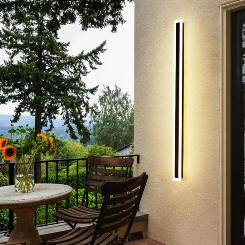 Vynn Wall Light Outdoor Modern Waterproof LED Black/White - Kingsley Beaumont