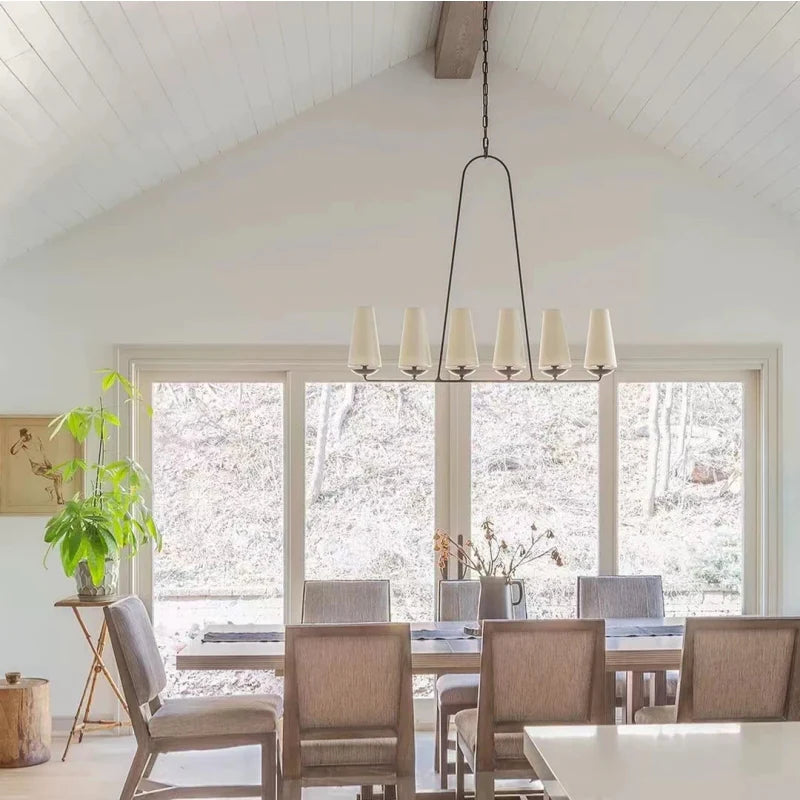 Silva Vintage LED Chandeliers White Black Bedroom Kitchen