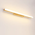 Arisha Modern Minimalist Linear Wooden Wall Lamp, Wood/Walnut