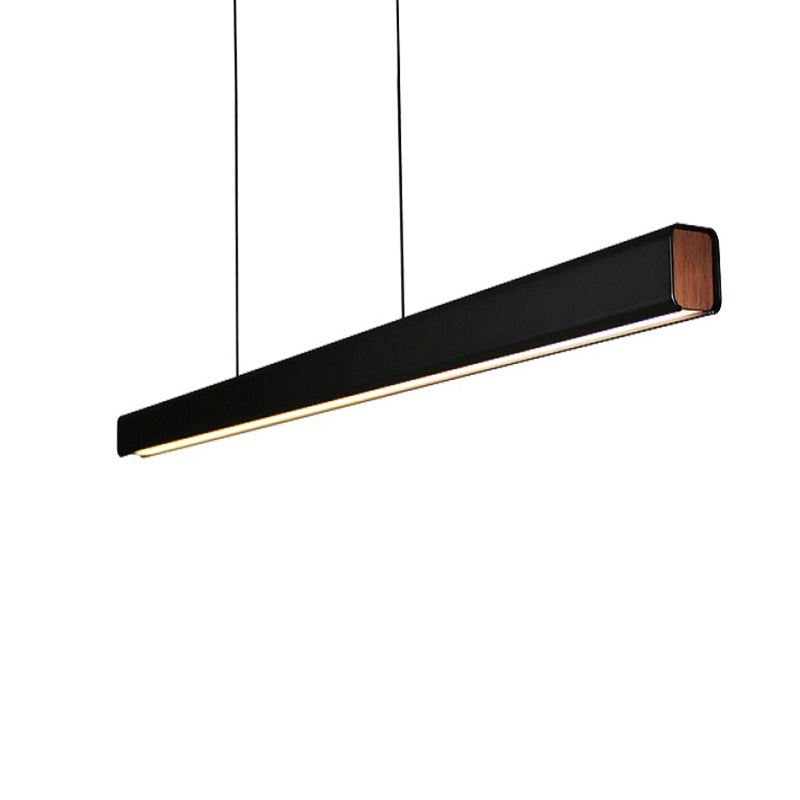 Orva Minimalist Classic Black & White Linear Pendant Light