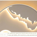 Arisha Mountain View Flush Mount Ceiling Light