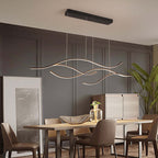Arisha Modern Wave Pendant Light, 2 Colour