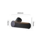 Ray Modern Waterproof Outdoor Wall Lighting, White & Black