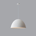 Valentina Modern Semi Resin Pendant Light, Grey/Black/White