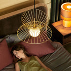 Ritta Pendant Light Modern, Metal, Gold/Black, Kitchen Island
