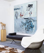 Wall Art Abstract Graffiti Pop Sketchy Bold