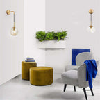 Valentina  Glass Ball Nordic LED Wall Reading Lamp Single Head