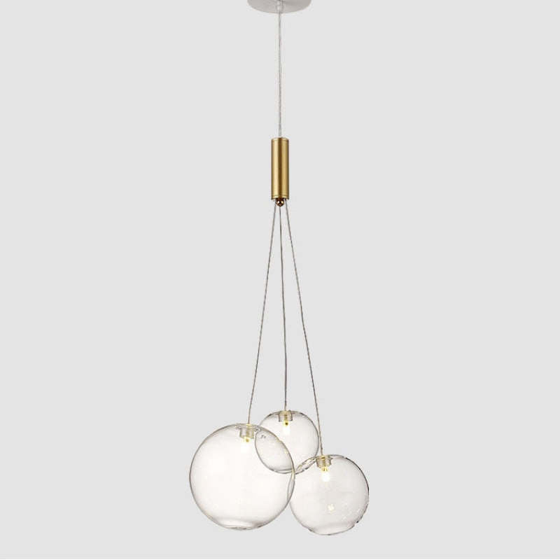 Valentina Glass Globe Bubble Pendant Light LED Stary