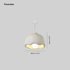 Avi Flower Shape Pendant Light, White, Living Room, Bedroom