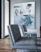 Wall Art Abstract Graffiti Pop Sketchy Bold