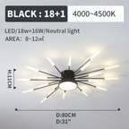 Wesley Modern Home Decoration Fireworks LED Ceiling Light - product image 15