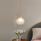 Kristy Art Deco Pearl Shell Metal/ Pendant Light, White