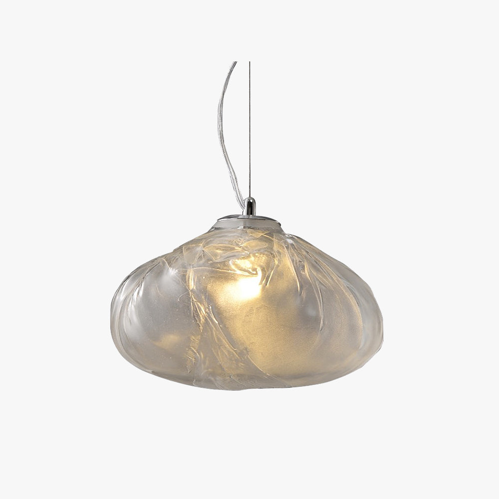 Avi Minimalist Spherical Glass Pendant Light, 3 Colour