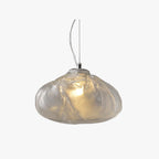 Avi Minimalist Spherical Glass Pendant Light, 3 Colour