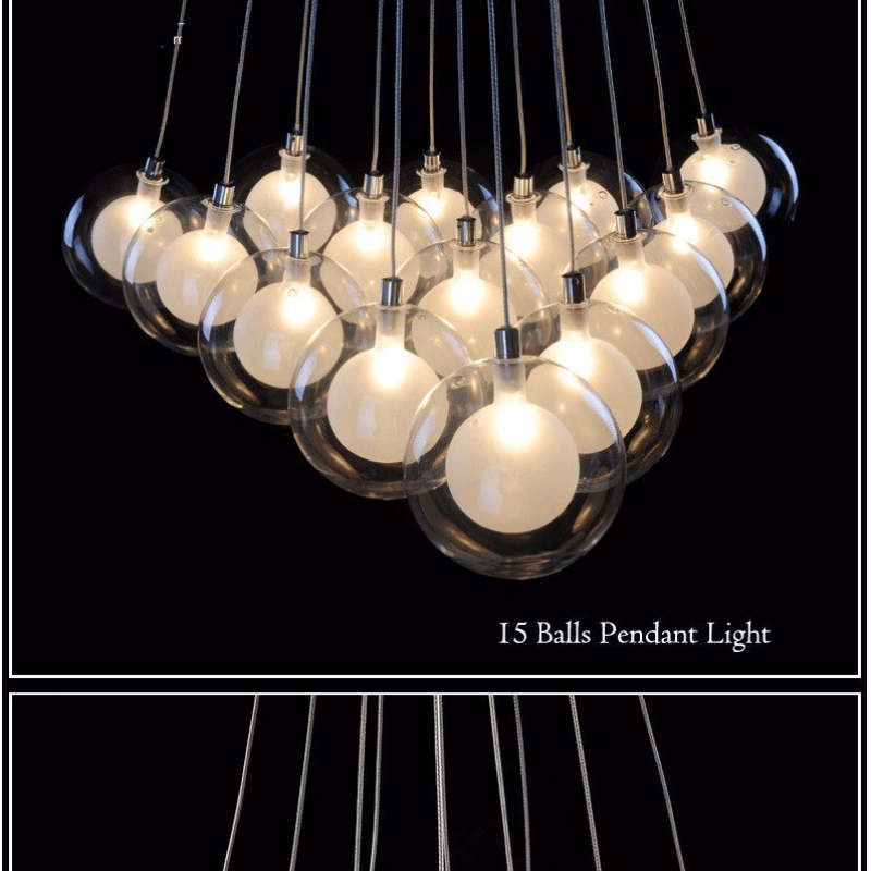 Valentina Modern Bubble Pendant Light, 5 Style