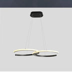 Arisha Modern Minimalist Pendant Light, Double-C