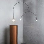 Arisha Minimalist Linear Mobile Pendant Light, Black